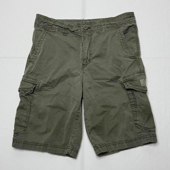 Unionbay Green Cargo Shorts Size 30 Men’s Utility Outdoor Workwear - Picture 1 of 4